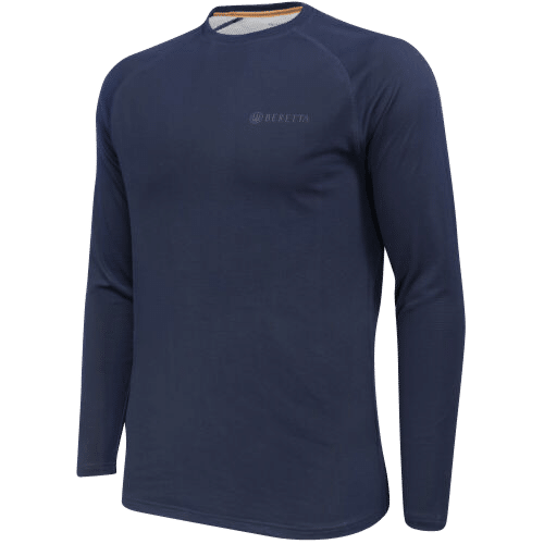 Beretta Long Sleeve Blue T-shirt