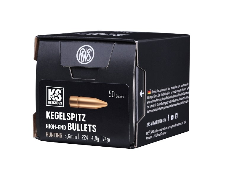 Projectiles 22cal 74gr Coned SP 50 Pack