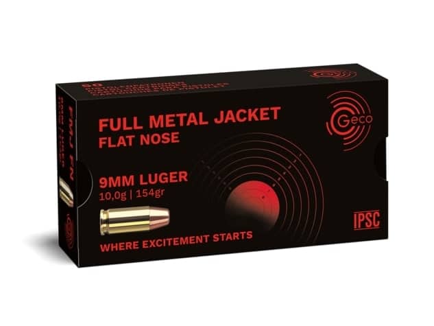 9mm 154gr Flat Nose FMJ 50 Pack