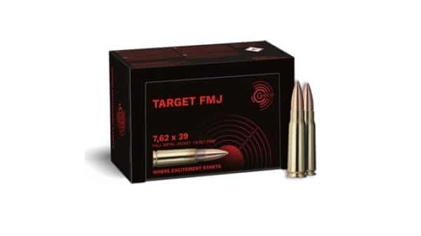 7.62x39 124gr Target FMJ 50 Pack