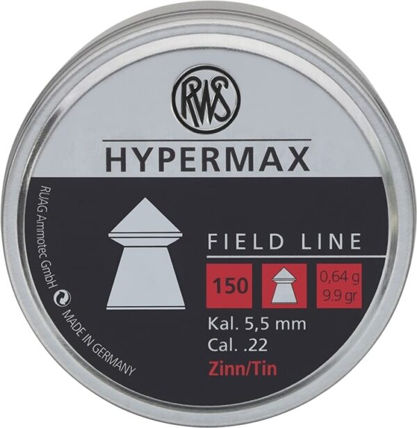 Hypermax Lead-Free 22cal 9.9gr 150 Pack