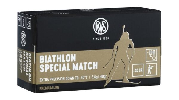 22LR Biathlon Special Match 40gr LRN 50 Pack