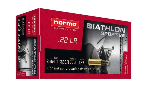 22LR Biathlon Sport-22 40gr LRN 50 Pack