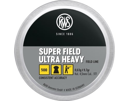 Super Field Ultra Heavy 177cal 9.7gr 500 Pack