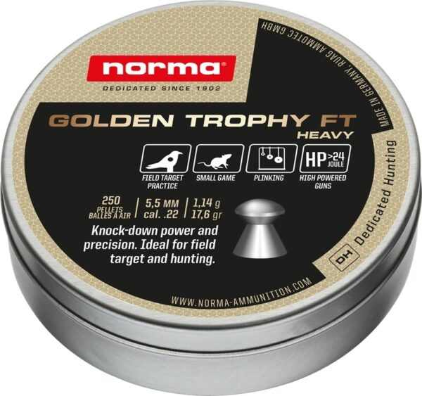 Golden Trophy FT Heavy 22cal 17.6gr 250 Pack
