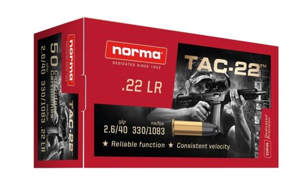 22LR Tac-22 40gr LRN 50 Pack