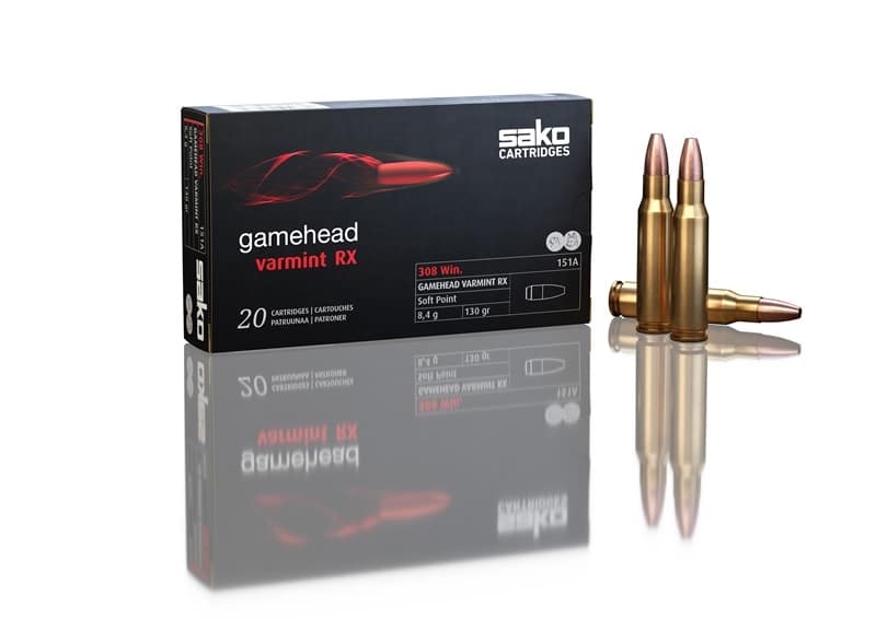 308 Win 130gr Gamehead Varmint RX HPBT Small Rifle Primer 20pk