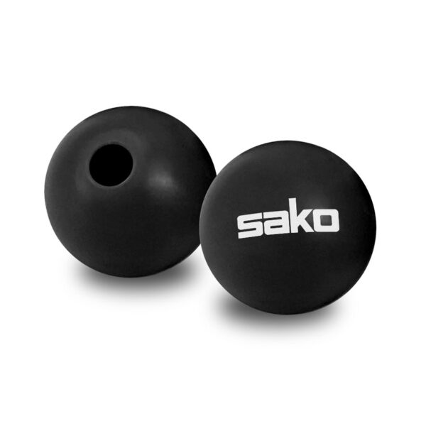 Rubber Bolt Knob Black