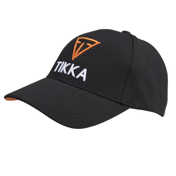 Black Cap 3D Logo (Orange/White)