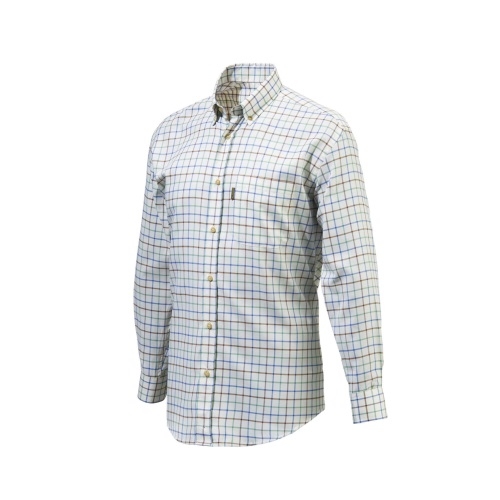 Tattersoll Shirt Hazelnut, Green & Blue 3XL