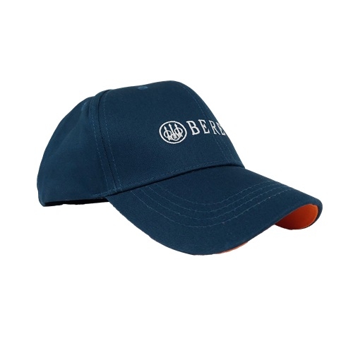 Baseball Cap Blue & Orange (Cotton Twill)