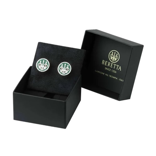 Cufflinks Green & Silver